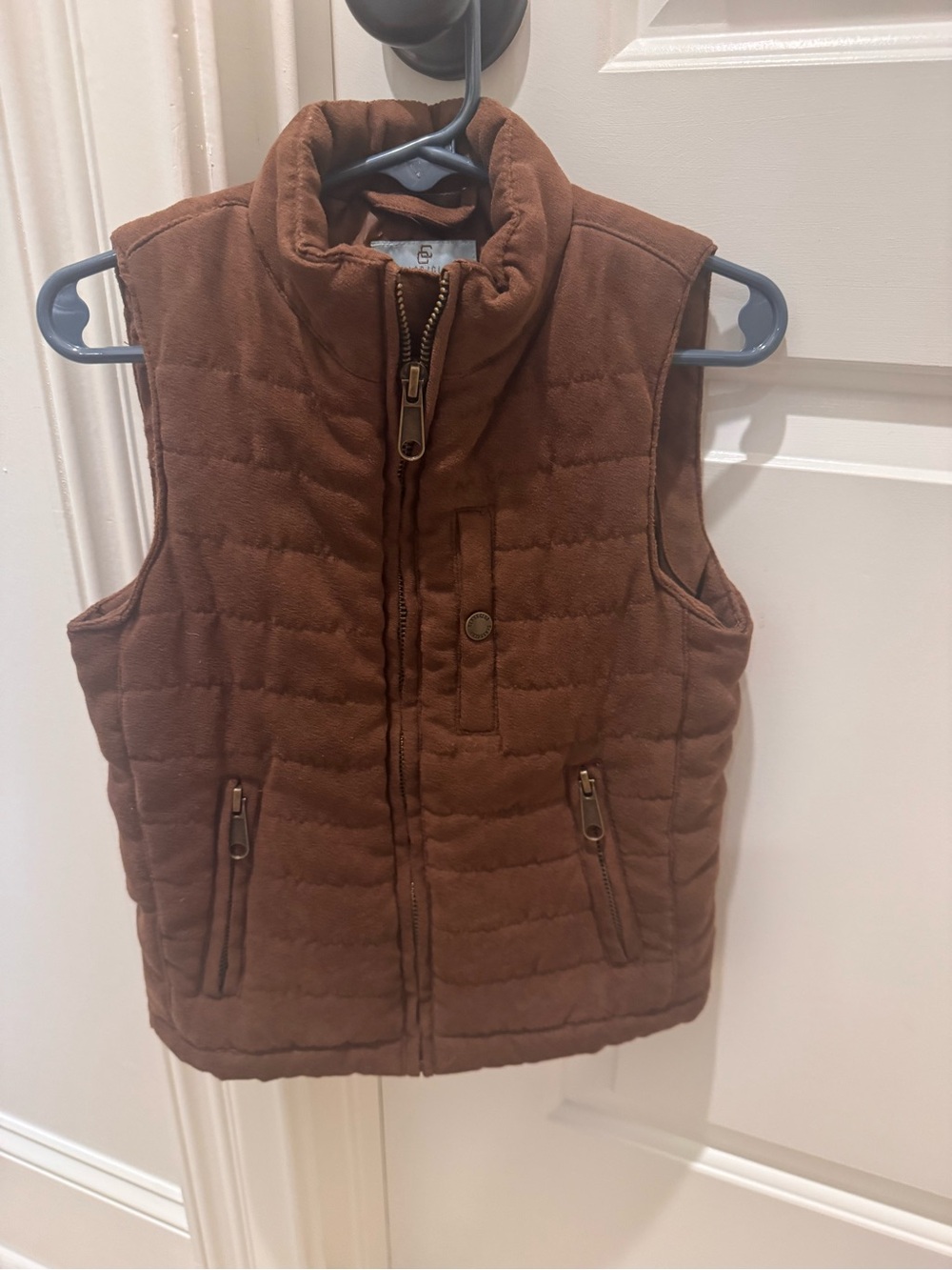 Boys Brown Vest by Classic/Club. Size 2/3.